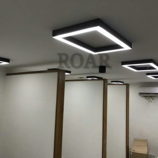 پنل رو کار ,لوستر مدل مستطیل ،لاین نوری روکار Roar - تصویر 1