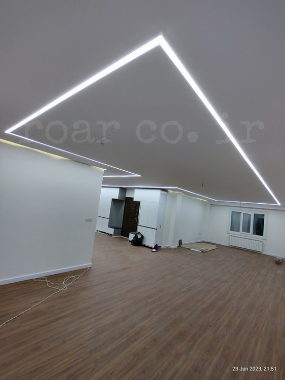 چراغ خطی لاینر توکار 25 وات عرض 4.7سانتی متر