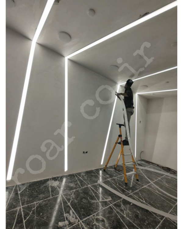 چراغ خطی لاینر توکار 25 وات عرض7.2 سانتی متر