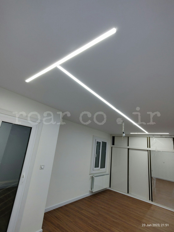 چراغ خطی لاینر توکار12 وات عرض 2.1 سانتی متر