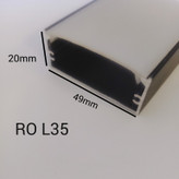 چراغ خطی لاینر روکار و آویز 25 وات عرض۴.۹ سانتی متر