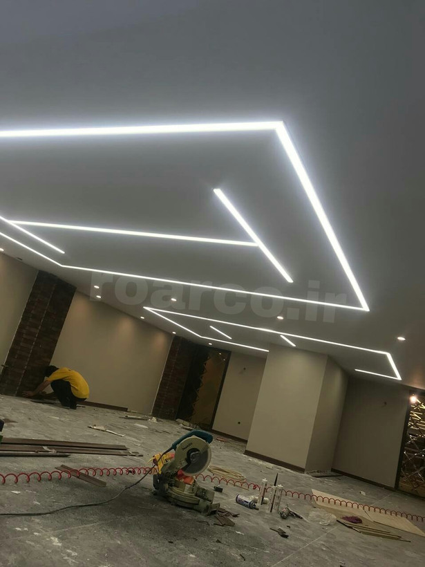 چراغ خطی لاینر توکار 25 وات عرض 11.6 سانتی متری