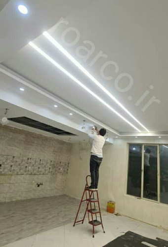 چراغ خطی لاینر نوری توکار عرض 4.2 سانتیمتر ۲۵وات بدون ف