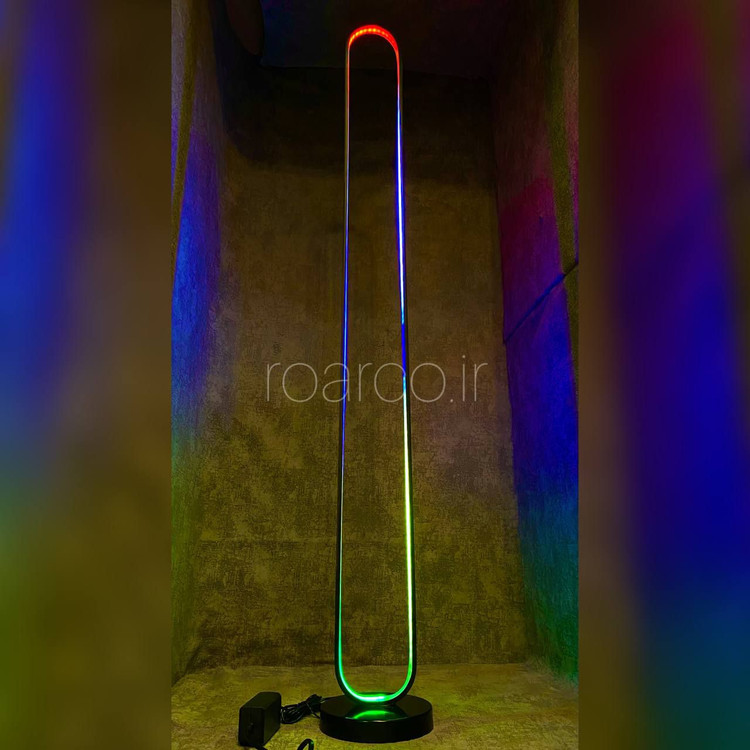 چراغ خواب آباژور مدرن کرنر لایت مدل بیضی RGB رونده کد501 برندROAR Roar - تصویر 2